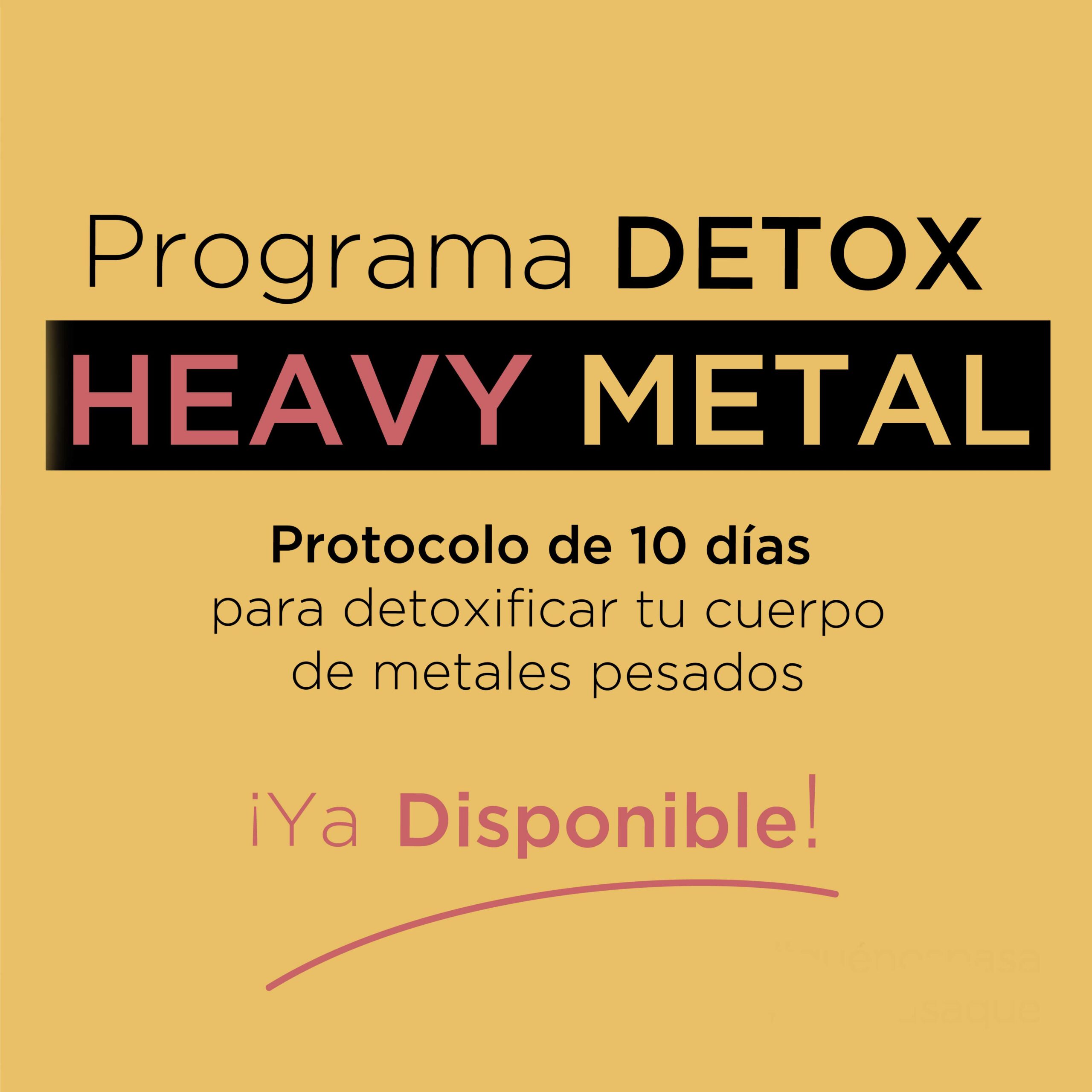 Programa Detox Metales Pesados
